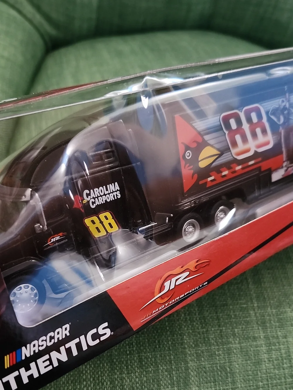 Connor Zilisch NASCAR Authentics 1:64 Diecast Hauler - Red/Black